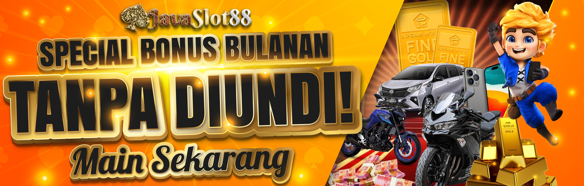 BONUS BULANAN JAVASLOT88