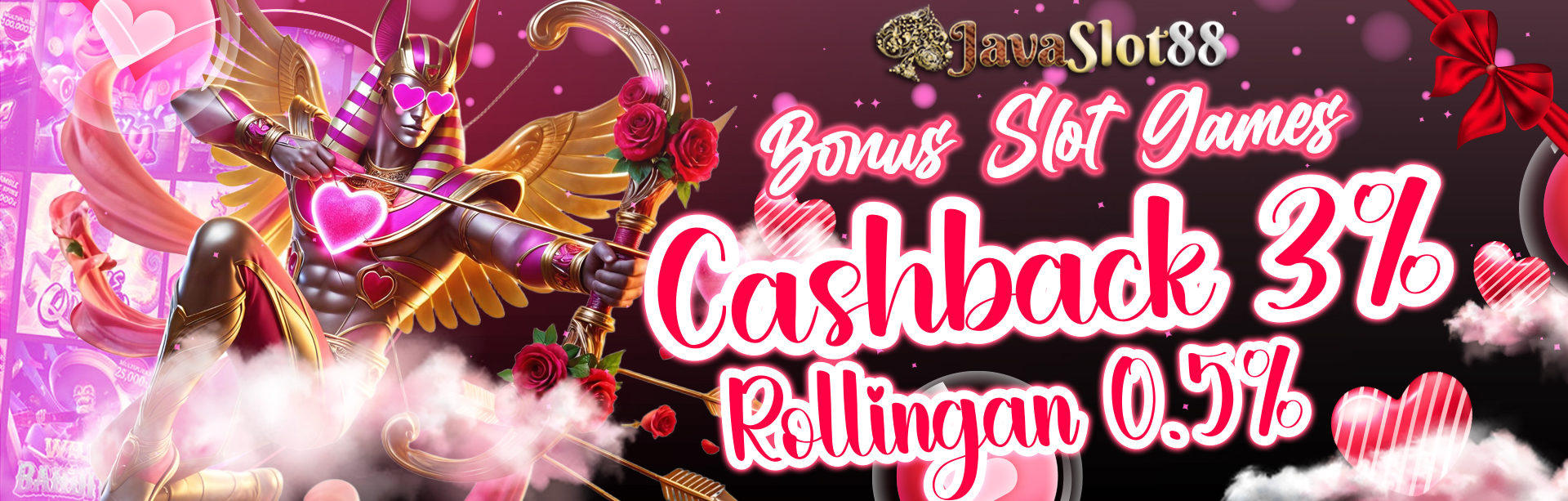 BONUS CASHBACK & ROLLING SLOTGAMES 