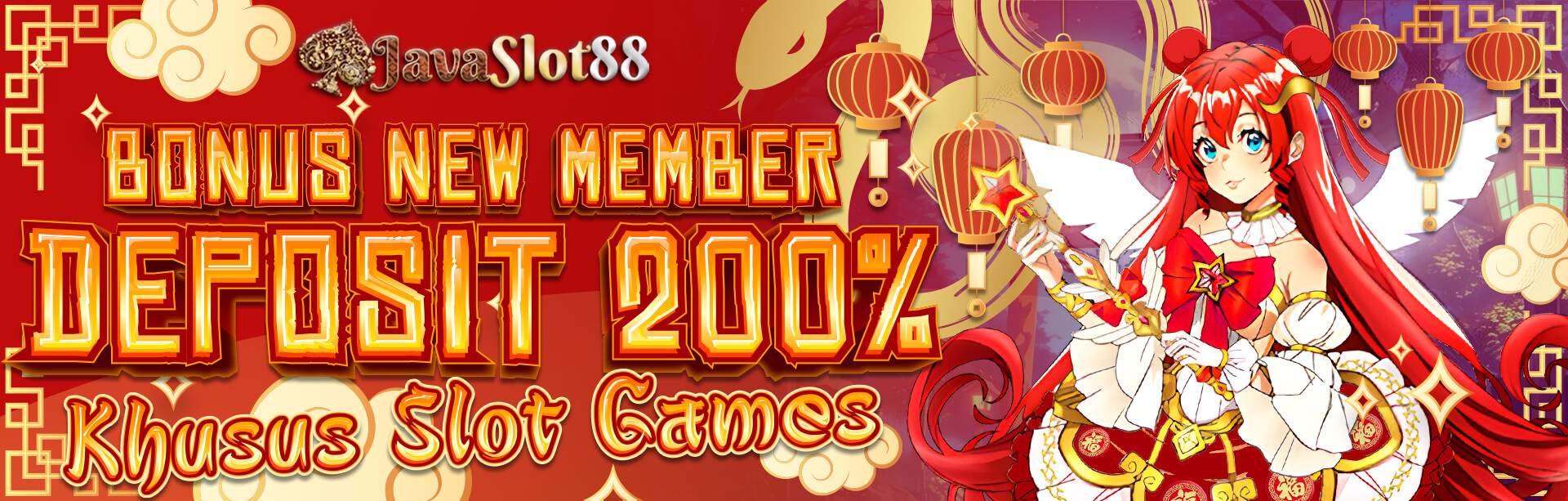 BONUS NEW MEMBER SLOT GAMES  200% 