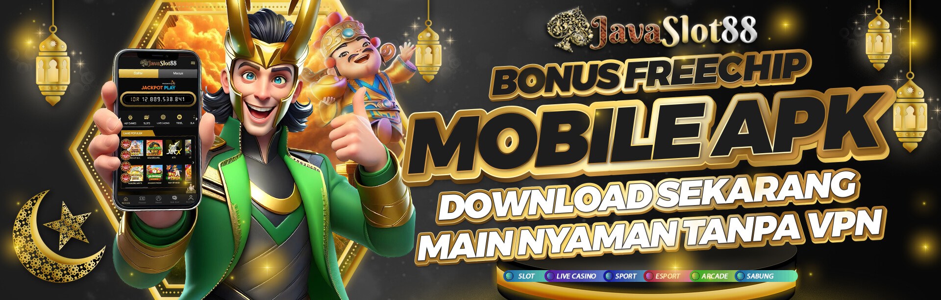 BONUS DOWNLOAD APK JAVASLOT88