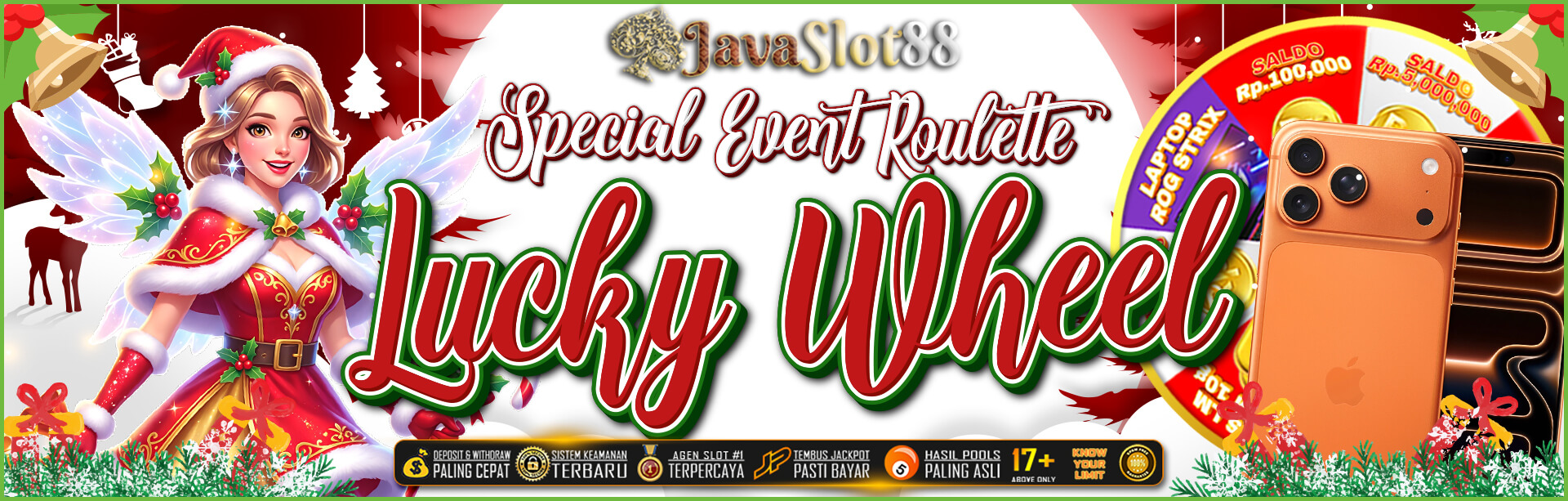 BONUS SPINWHEEL JAVASLOT88