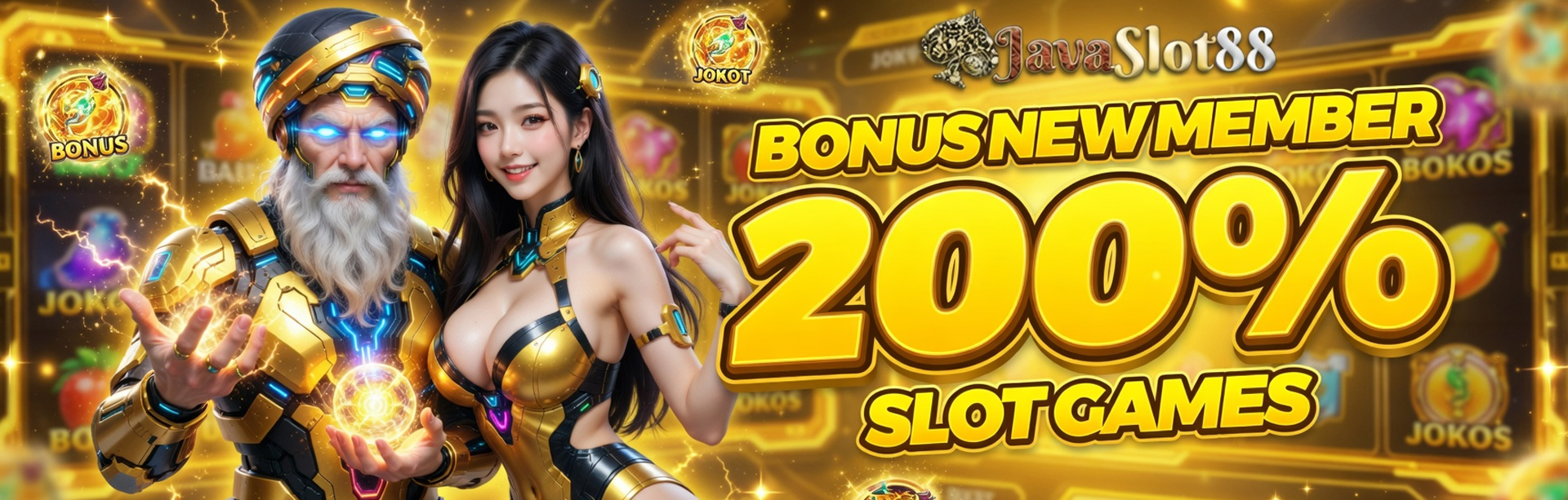 BONUS NEW MEMBER SLOT GAMES  200% 