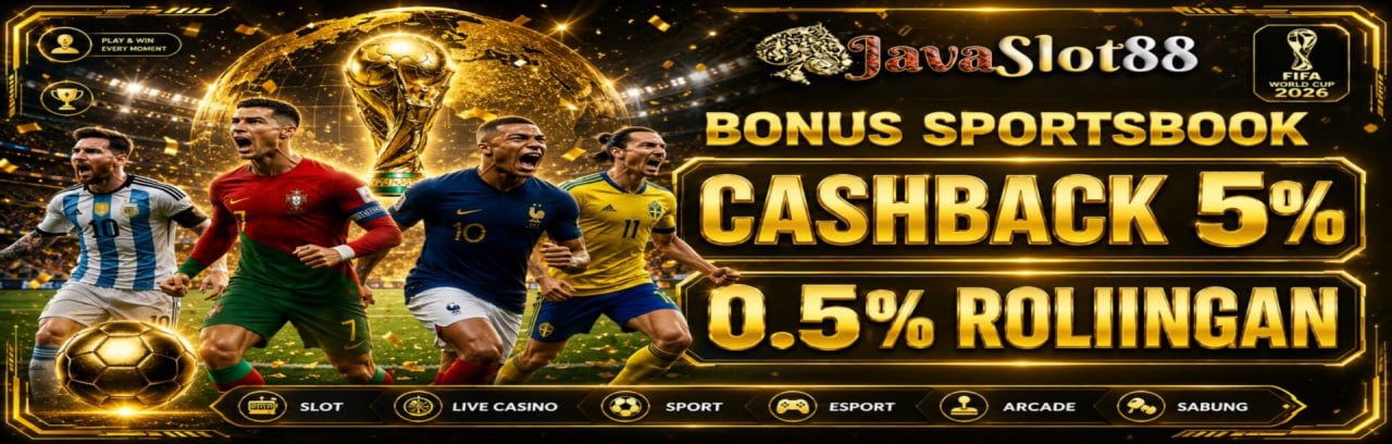 BONUS SPORTBOOK CASHBACK 5% & 0,5 ROLINGAN