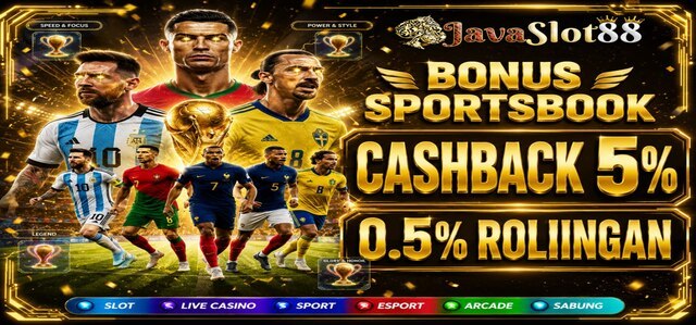 BONUS SPORTBOOK CASHBACK 5% & 0,5 ROLINGAN