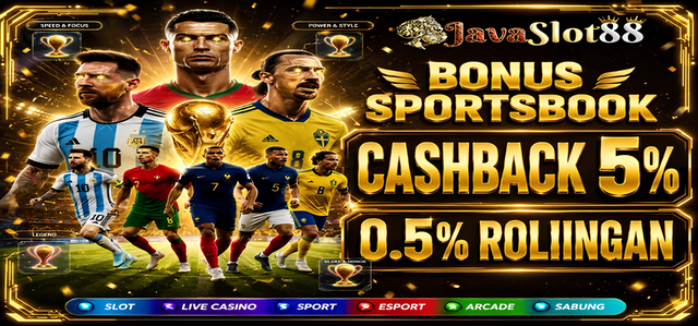 BONUS SPORTBOOK CASHBACK 5% & 0,5 ROLINGAN